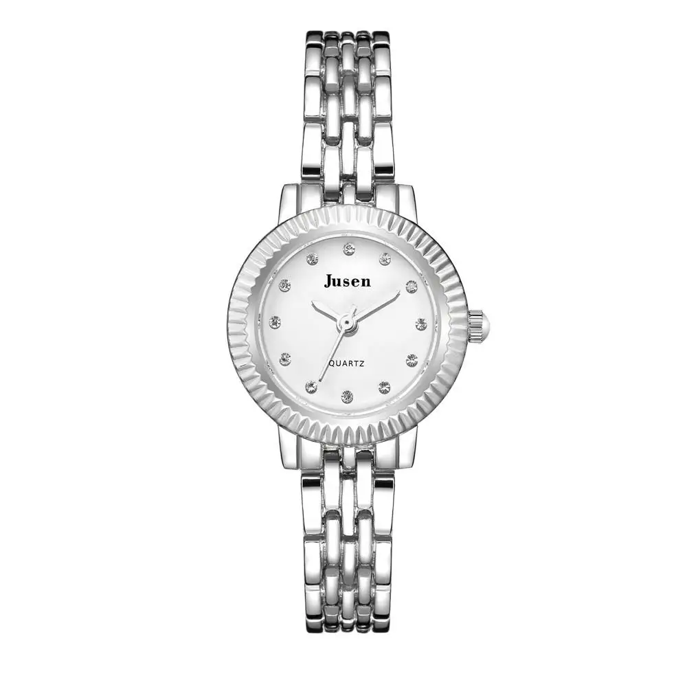 

Luxury NEW Shining Rhinestone Women's Watches Full Stainless Steel Rose Gold Bracelet Female Quartz Wristwatches Relojes Mujer