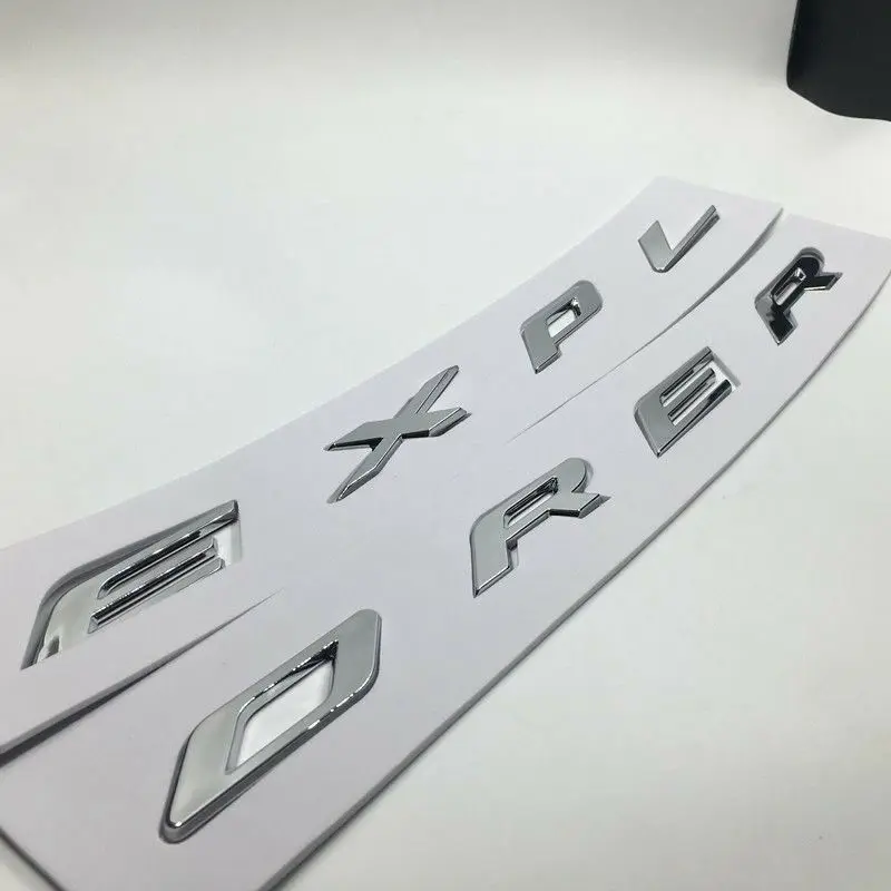 

Explorer Car Emblem Front Hood Emblem 3D Letters Explorer Sticker Fit for Ford 2011-2019 Explorer
