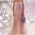 Новое поступление, розовое платье, женские вечерние платья, Abaya dubai, abendkleider 2022, бисер с перьями, женское платье