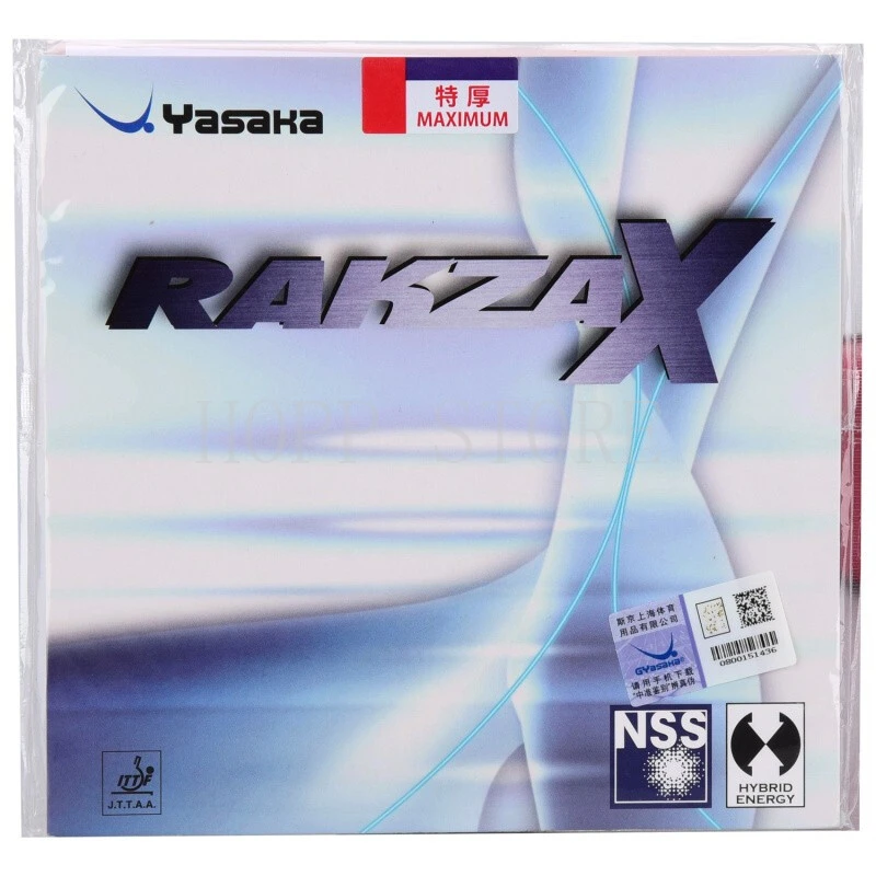 YASAKA RAKZA X SOFT Table Tennis Rubber Pips-In Yasaka Original RAKZAX / RKX SOFT YASAKA Ping Pong Sponge