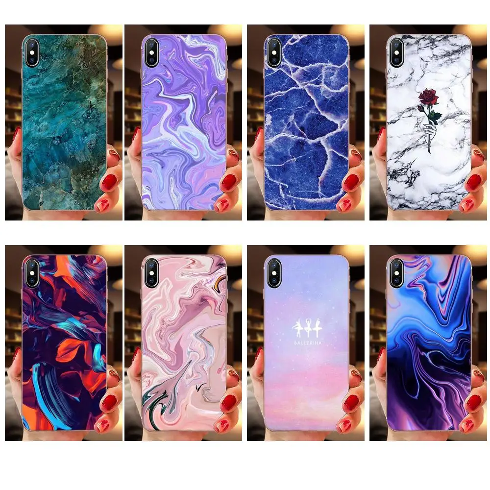 Силиконовый чехол с текстурой кристаллов серого и белого цвета для huawei P7 P8 P9 P10 P20