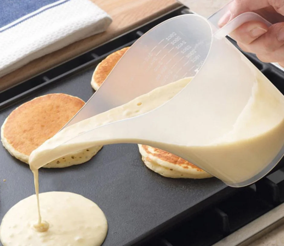 

1000ML Tip Mouth Plastic Measuring Jug Cup Graduated Cooking Kitchen Bakery Tool