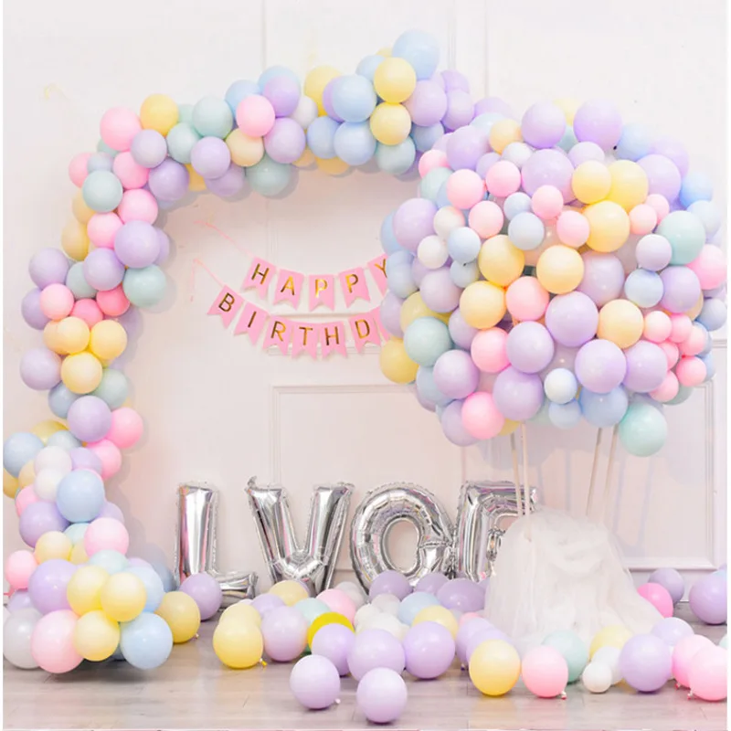 

10/20/50/100pcs Macarons Latex Balloons Pastel Candy Wedding Party Birthday Decoration Balloons Baby Shower Decor Air Globos