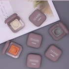 Монохромные тени для век с пюре картофеля, 10 цветов, мерцающие, жемчужные светильник стойкие, светящиеся, шелковистые, блестящие, пудра, инструмент для макияжа TSLM1