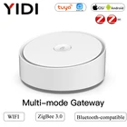 Шлюз Tuya Smart Life умный многорежимный ZigBee, Wi-Fi Bluetooth-совместимый хаб, беспроводное управление с приложением Alexa Google Home Voice