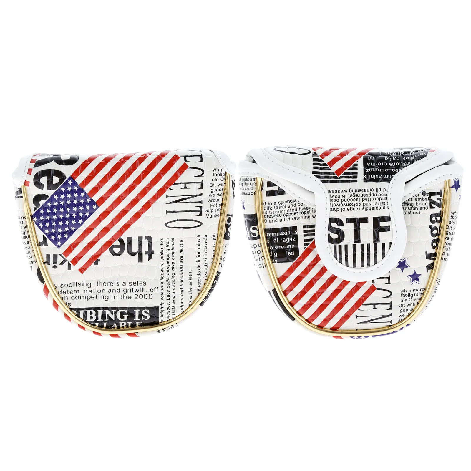 1 шт. Водонепроницаемый искусственная кожа Молоток Гольф Лезвие короткой клюшки