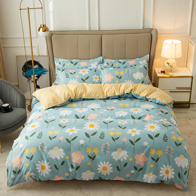 

Fashion Bedding Sets 3D Plant Flower Rose Duvet Quilt Cover Set Soft Comforter Bed Linens Pillowcase Custom Home Texitle