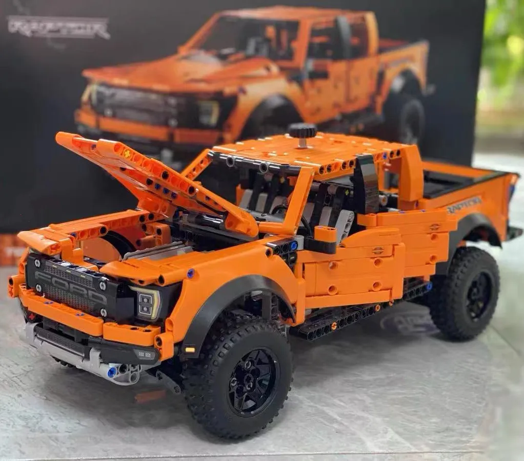 

STOCK Technical 42126 MOC Ford Raptors F-150 pickup truck Raptor SUV Car bricks creator model expert building blocks toys