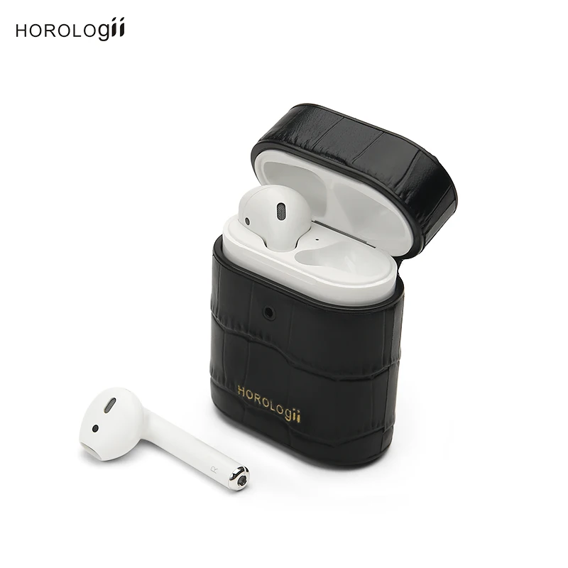 Horologii пользовательское имя Бесплатная чехол для наушников airpods croco узор красная