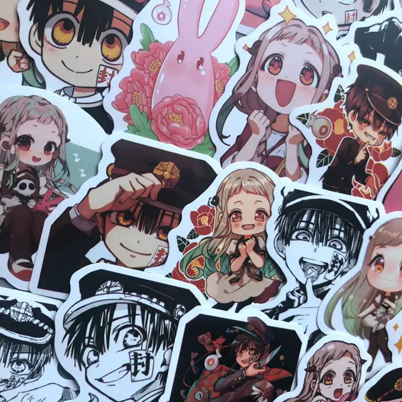 50 шт. аниме унитаз Ханако кун наклейка Харадзюку s для гидрофляжек ноутбук багаж