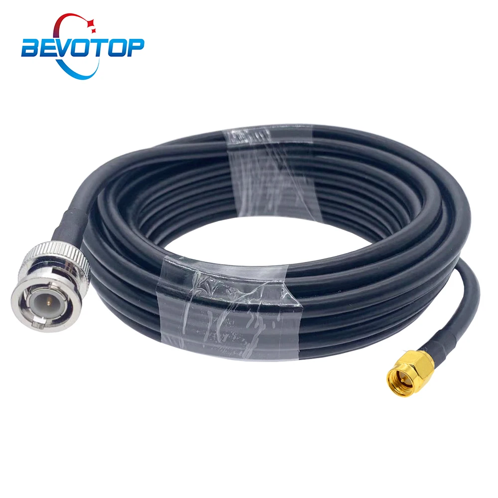 Кабель-удлинитель RG58 штекер BNC-штекер SMA RG-58 50 ом 0 5/1/2/5/10/20 м | Строительство и