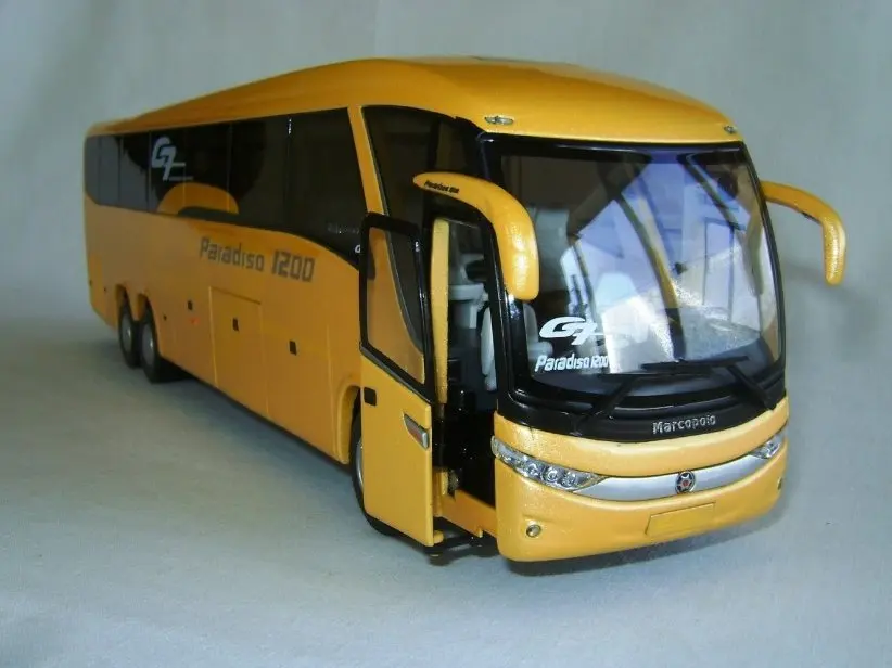 Оригинальная Заводская Подлинная 1:42 Marcopolo G7 paradiso 1200 литая модель автобуса с