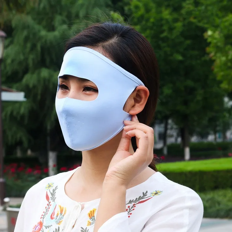 2Pcs Cotton Masks Sunshade Forehead Full Face Mask Mouth Unisex Banquet Breathable Muffle Respirator Black #7 | Спорт и развлечения