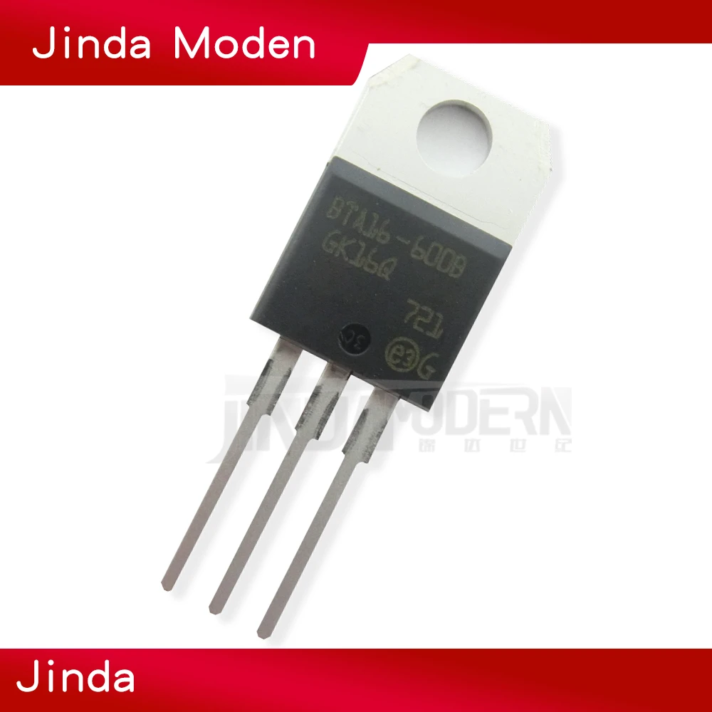10 шт. BTA16 600B TO 220 16A 600V TRIACS|Интегральные схемы| |