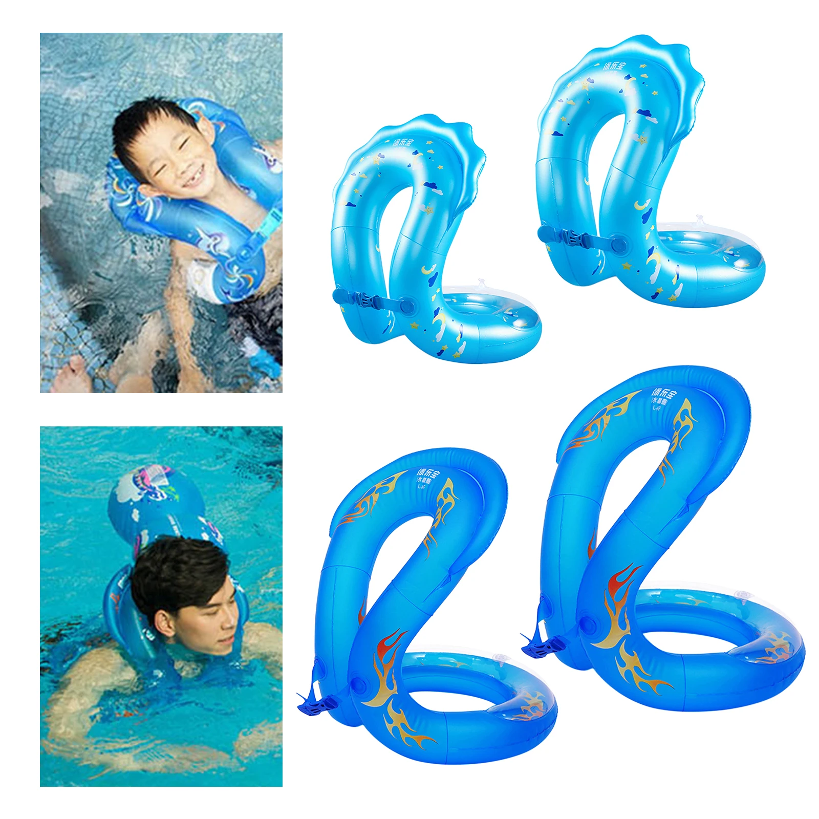 

Adult Kid Swimming Float Inflatable Floating Ring Baby Swim Pool Accessories Circle Bathing Summer Toys Toddler Rings