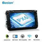 Bosion Android 10,0 Автомобильный мультимедийный плеер GPS 2 Din автомобильный DVD для VolkswagenPOLOPASSAT b6golf SkodaSEATLEON GPS PX6 4 Гб 64 ГБ