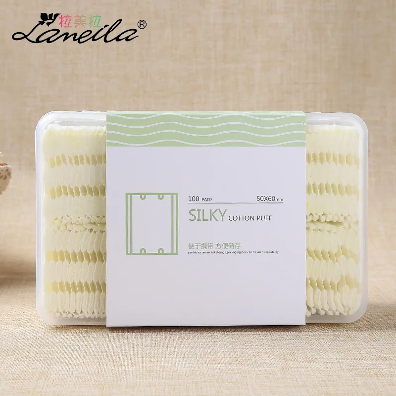 

Прессованный точечный наполнитель, толстая хлопковая пуховка в упаковке, косметический инструмент OEM для снятия ногтей, 100 шт. B231