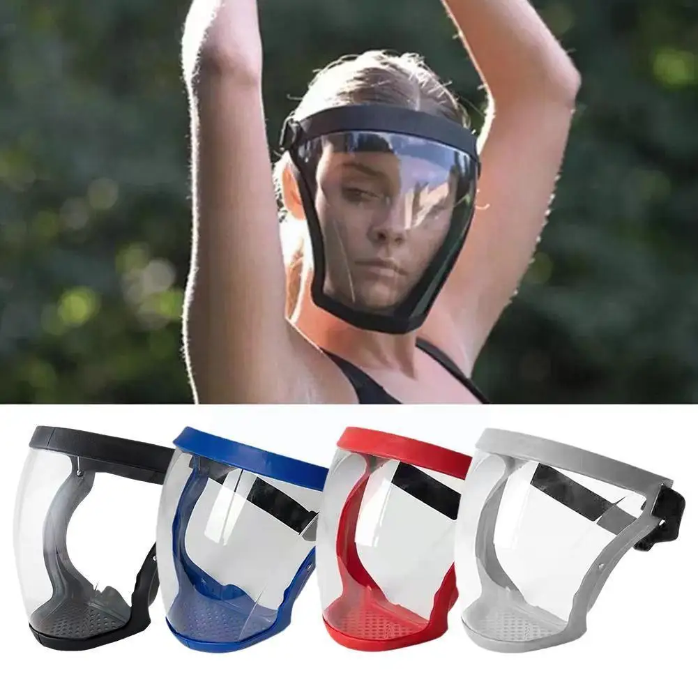 

Adults Cycling Helmet Transparent Dust-proof Sports Running Cycling Helmet V1Z4