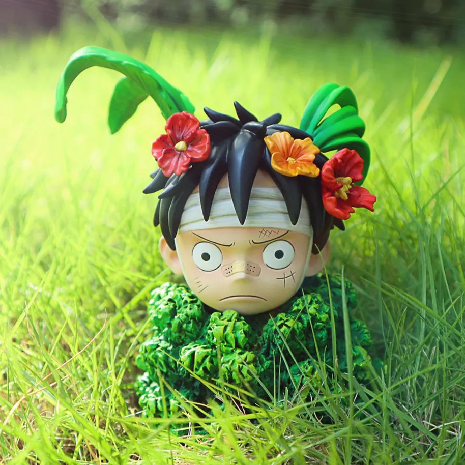 

Аниме ONE PIECE ПВХ Трава Луффи экшн-фигурка игрушка Коллекционная модель кукла подарок