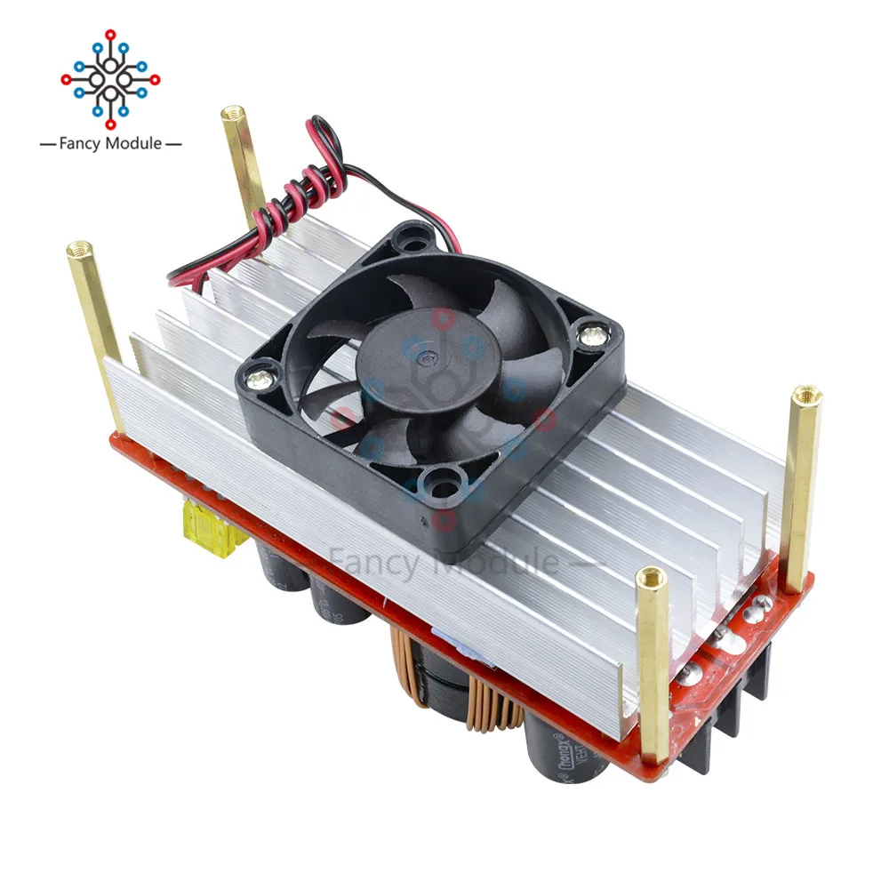 1500W 30A DC 10 60V постоянного тока до 12 90V повышающий преобразователь шаг вверх Питание