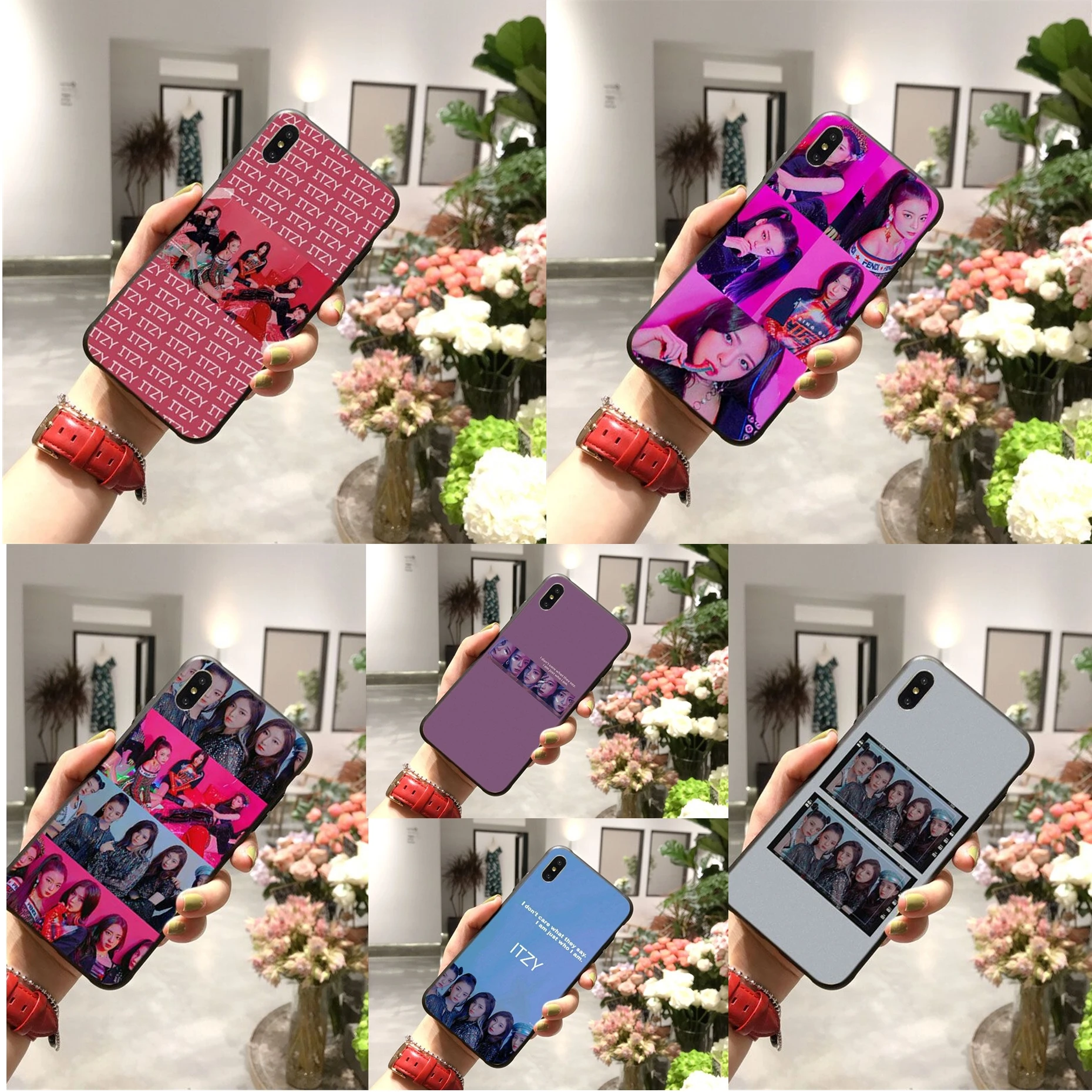 Корейский женский смарт чехол ITZY для iPhone 11 pro XS MAX 8 7 6 6S Plus X 5 5S SE XR|Чехлы-накладки| |