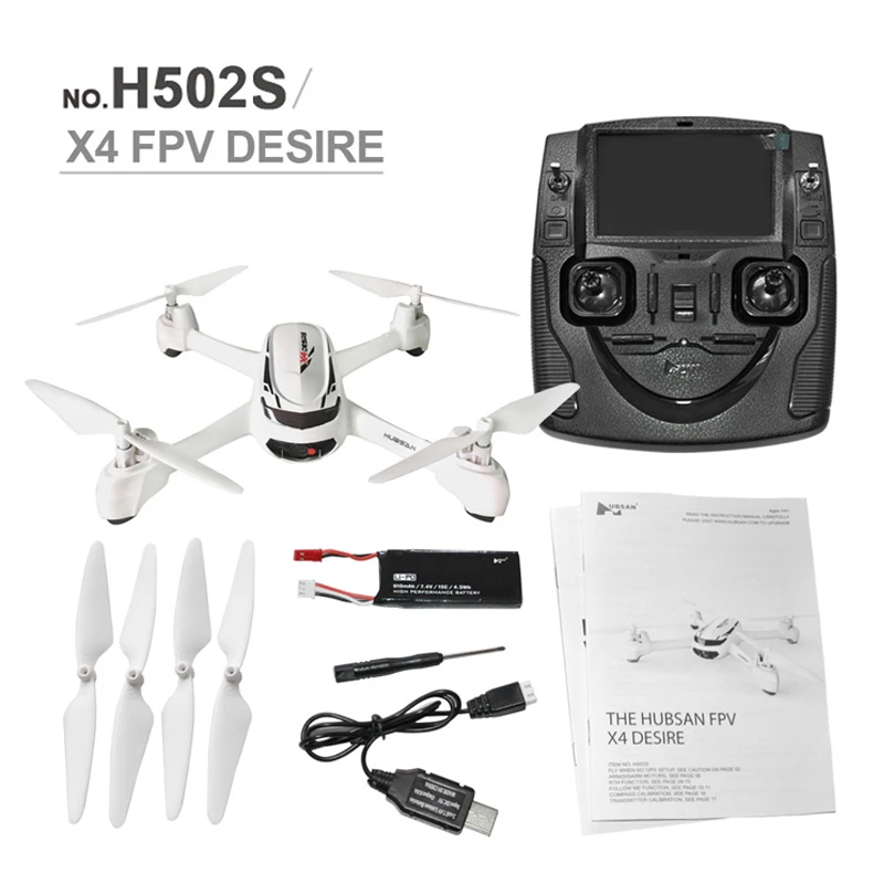 Hubsan X4 H502S Радиоуправляемый Дрон 5 8G FPV GPS режим высоты RC Квадрокоптер с камерой 720P