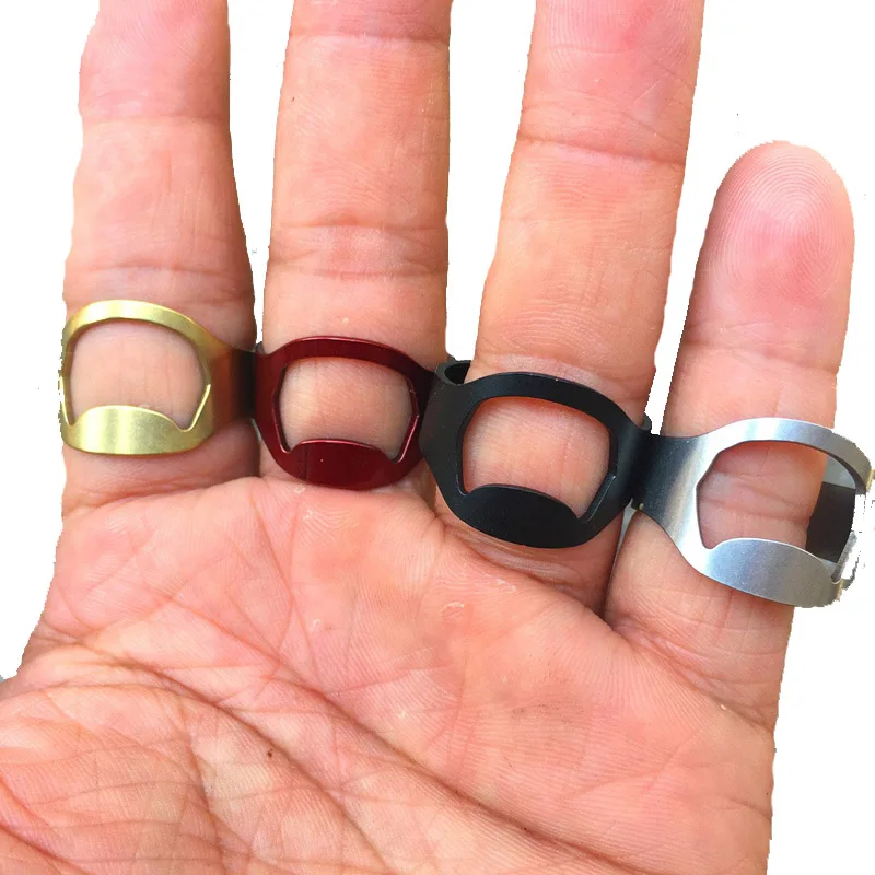 Открывалка для пива открывалка бутылок с кольцом на палец инструменты