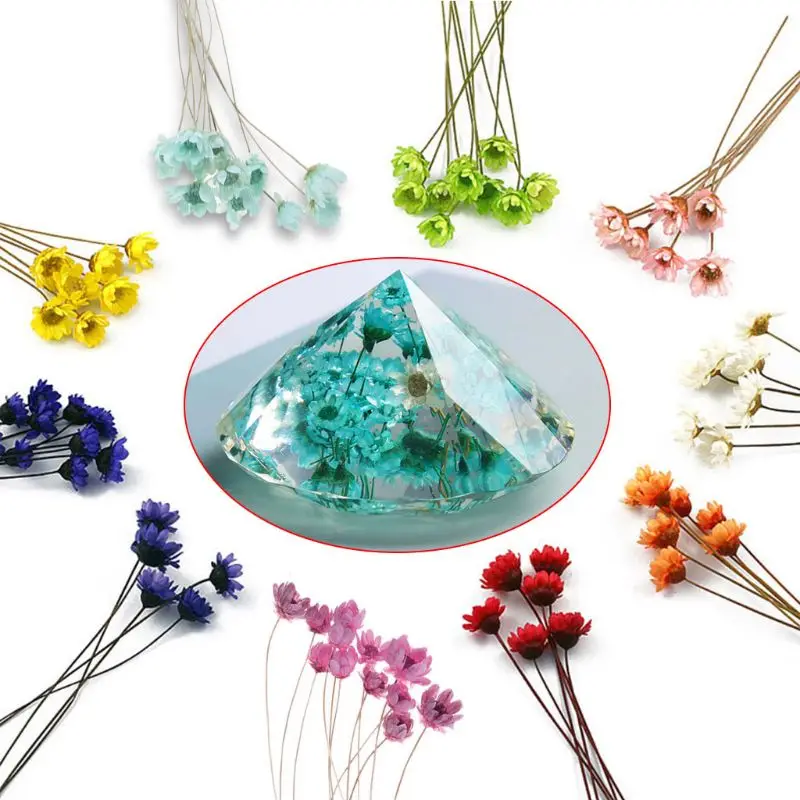 12 шт./упак. кристальная эпоксидная форма УФ клей мини браслет с сушеными