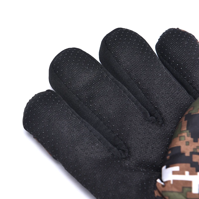 

Men Winter Waterproof Anti-Slip Full Finger Gloves Thick Plush Lining Ski Mitten