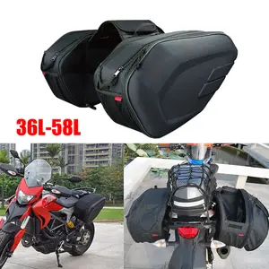 Bolsa trasera de motocicleta, casco de asiento – Mochila de motocicleta de  38L impermeable, bolsas de equipaje, bolsas de equipaje impermeables, bolsa