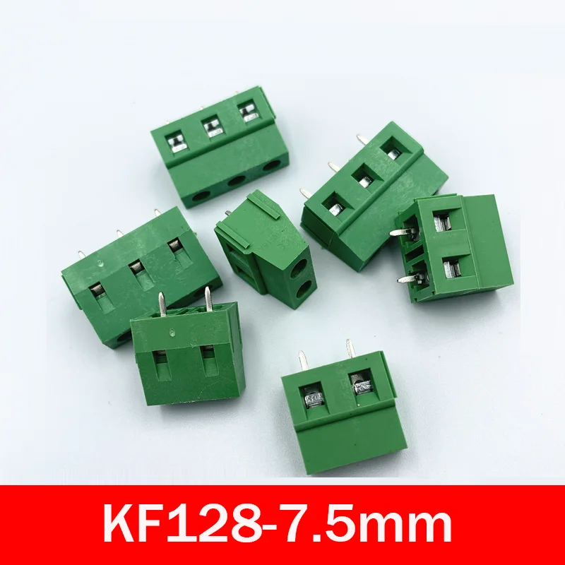 50 шт. KF128-7.5mm печатной платы Клеммная колодка Разъем Американская классификация