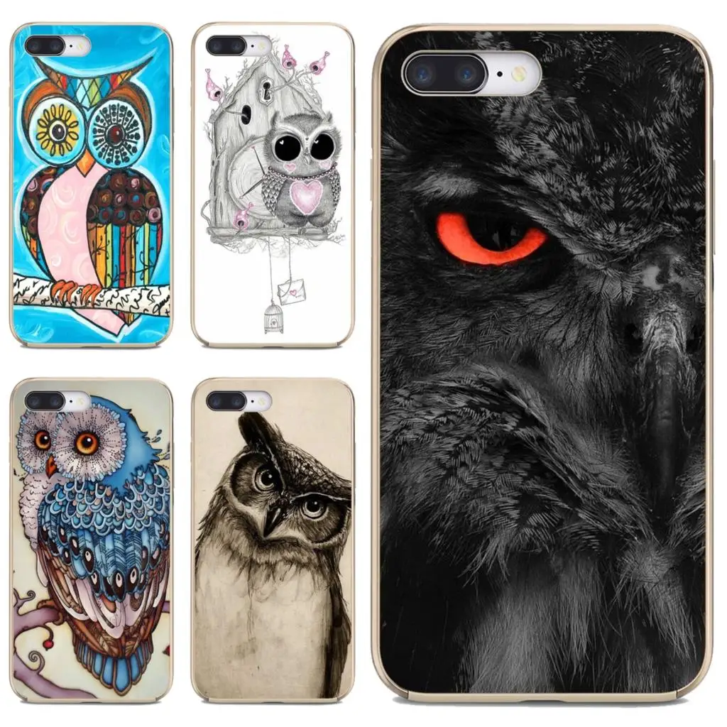 

Phone Case For iPod Touch iPhone 10 11 12 Pro 4S 5S SE 5C 6 6S 7 8 X XR XS Plus Max 2020 Multiple-Lovely-Cartoon-Owls-Glossy