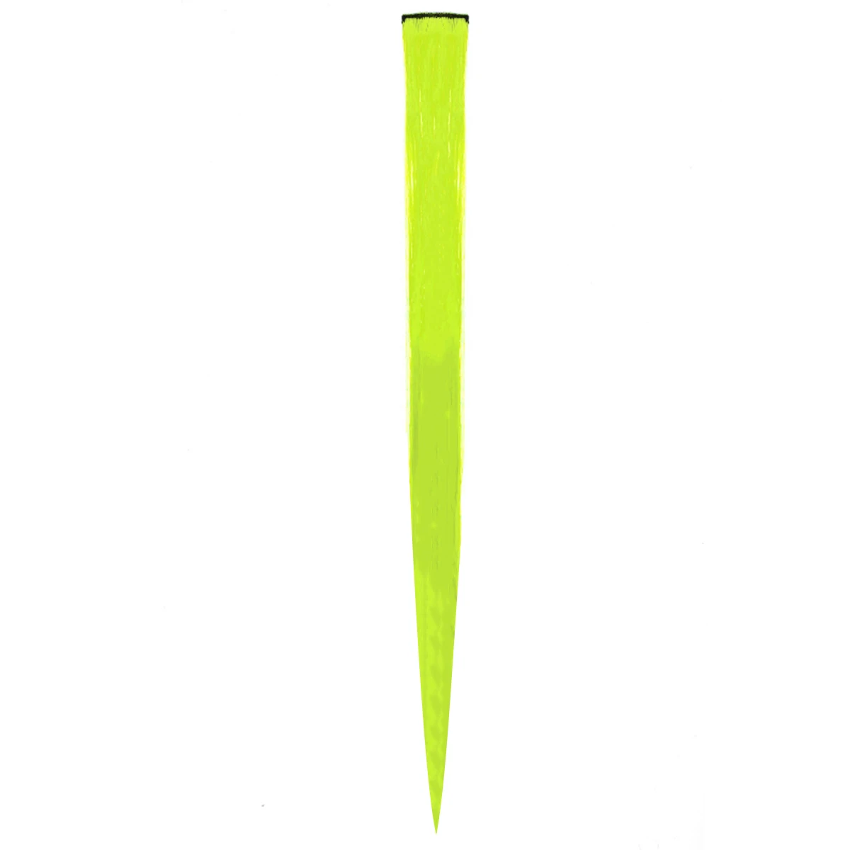 Neon yellow Длина 55 см, прямые накладные волосы цвет волос кусок волос на заколках для наращивания Выделите Радуга волос полоса несколько Цвет бесшовные Заколки для волос - Цвет: Neon yellow