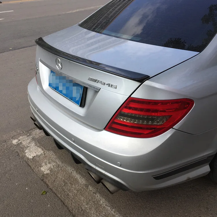 Спойлер для Mercedes Benz W204 C280 C200 C260 C300 AMG из АБС пластика спойлер багажника заднего