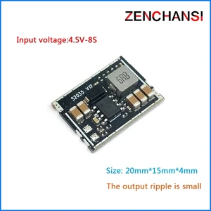 ZENCHANSI 4.5V-50V 8S Input to 3A 1.8V/3.3V/5V/6V/12V Output Multi-function Mini DC-DC Step-down Module Adjustable Electronic