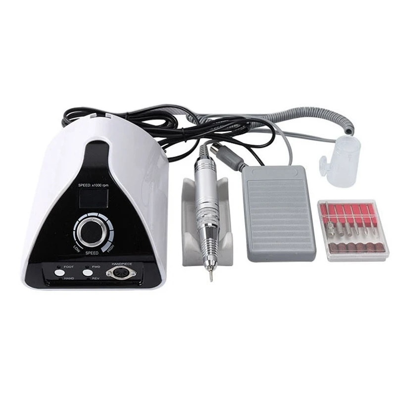 

Nail Drill 35000RPM Electric Nail File HD Display Metal Manicre Machine for Nail Art Equipment Nail Sander EU Plug