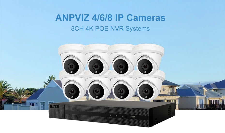 Hikvision OEM 32CH NVR KIT 16/20/32 шт. 5MP башни POE IP Камера CCTV Системы наружного видеонаблюдения набор P2P поддержка