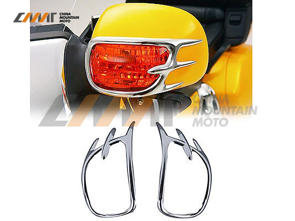 

Хромированный чехол с поворотными огнями для Honda GL1800, новинка