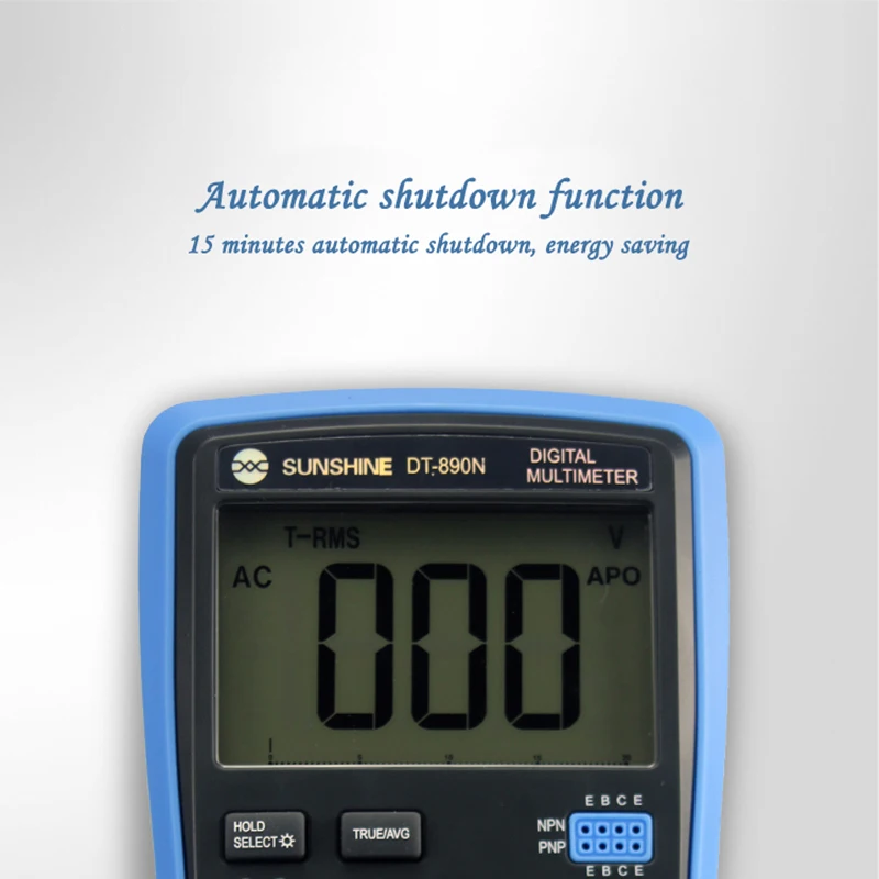 Цифровой мультиметр SUNSHINE DT-890N высокоточная Автоматическая дальность мультиметр точность и стабильный тестер