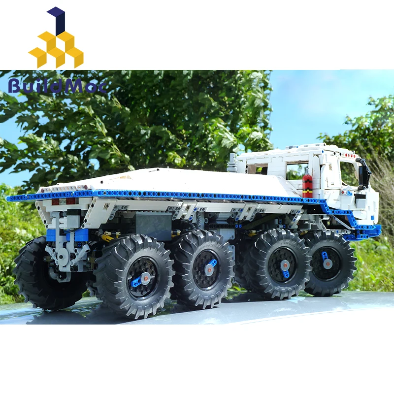 BulidMOC Tatra T813 8x8 PROFA инженерный автомобиль трактор игрушка самосвал Модель классическая игрушка автомобиль детские игрушки инженерный автомобиль
