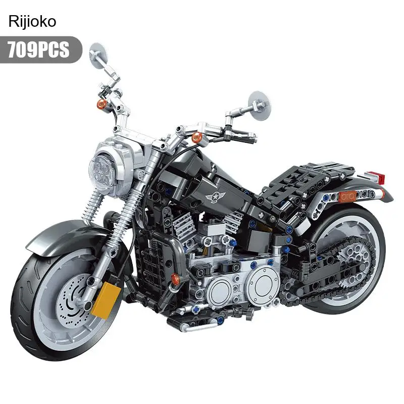 

Technical Motorcycle Car Moc Model Building Blocks City Speed Racing Car Motorbike Vehicle Bricks Toys for Children Boys