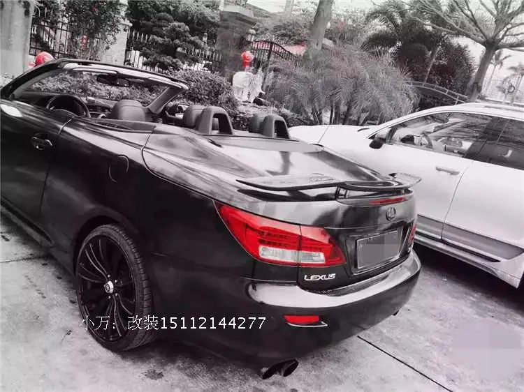 For Lexus IS250C IS300C IS350C Coupe 2010 2011high Quality Carbon Fiber Trunk Spoiler |