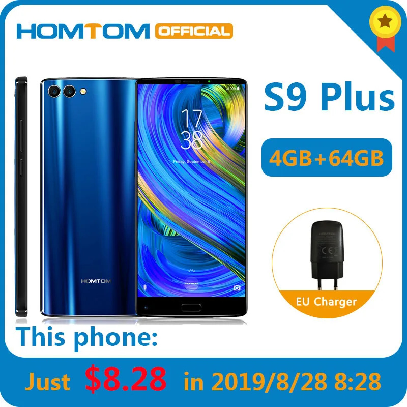 Глобальная версия HOMTOM S9 Plus 4G ram 64GB rom FDD LTE Android 7 0 MT6750T Восьмиядерный 5 99 дюймовый