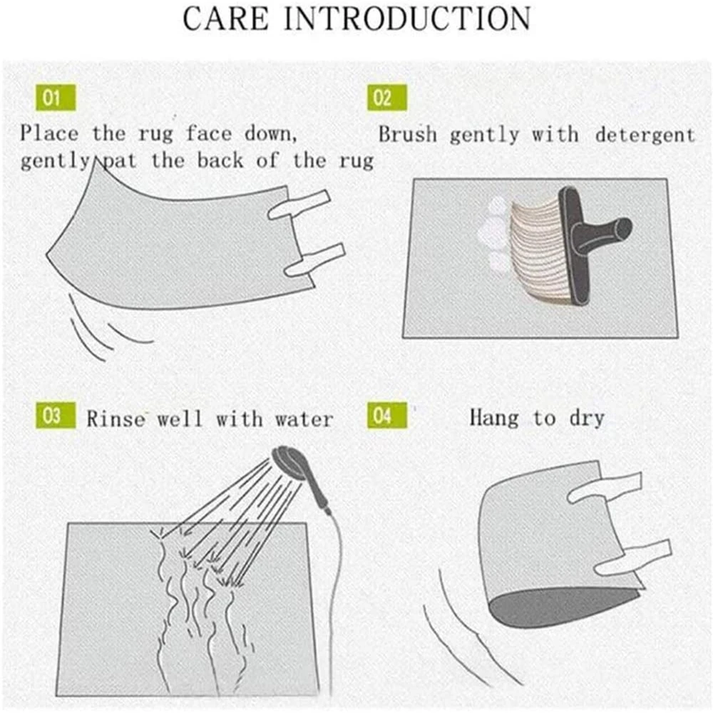3D напольный дверной коврик для спальни гостиной метлы клоуна прямоугольный