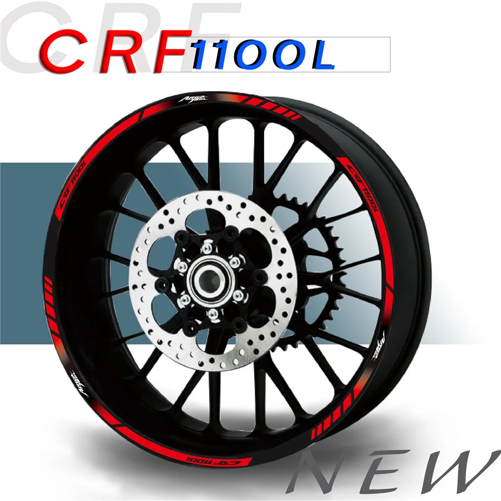 Новинка 12 шт. Светоотражающая полоса для мотоцикла HONDA CRF1100L Africa Twin crf 1100l|Наклейки