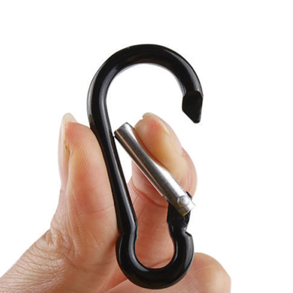 

10-Piece Set D-Ring Strong Carabiner Snap Buckle Outdoor Mountaineering Outdoor Gear Clip Hook Safety Buckle Rope