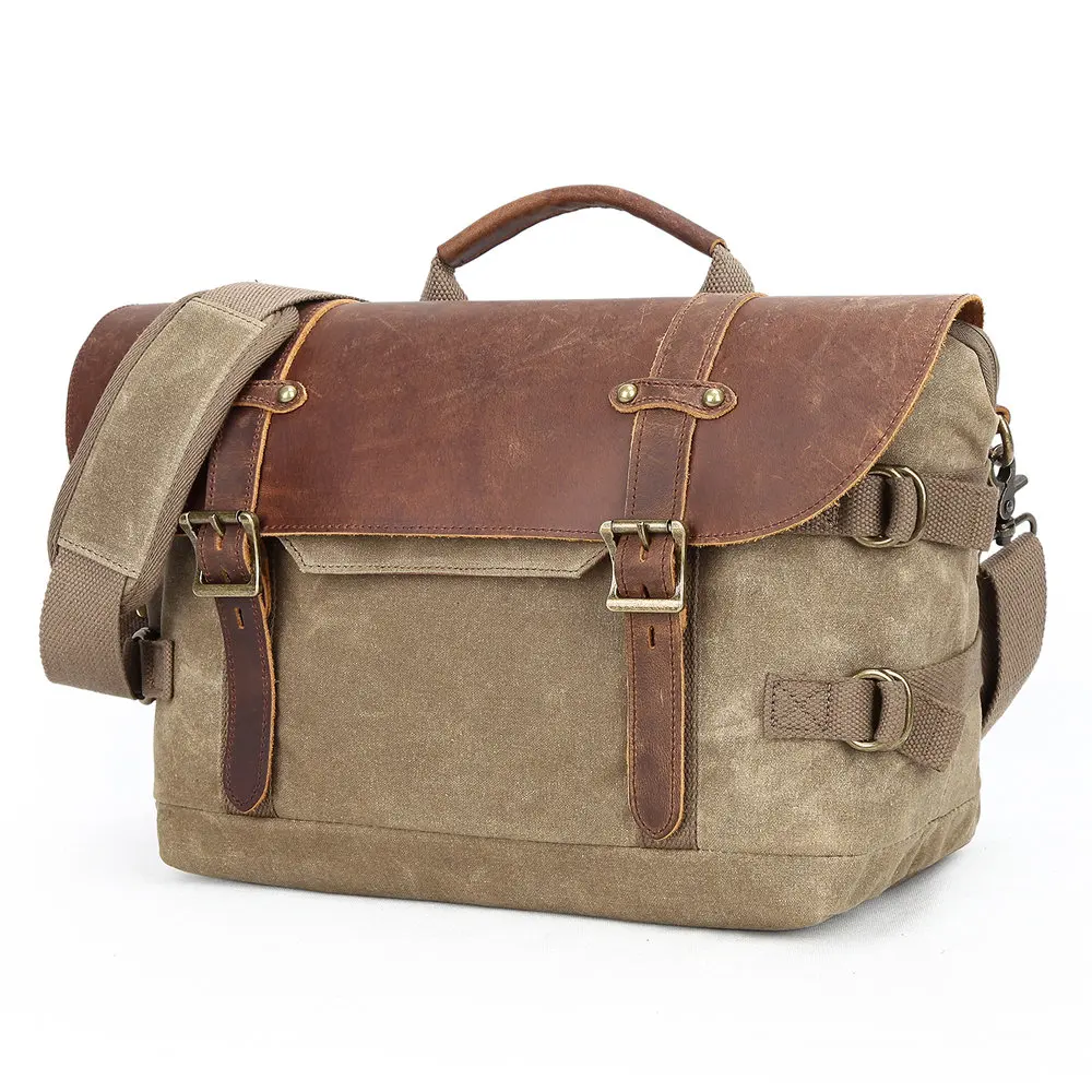 Холщовая водонепроницаемая сумка для камеры DSLR беззеркальная Для Путешествий