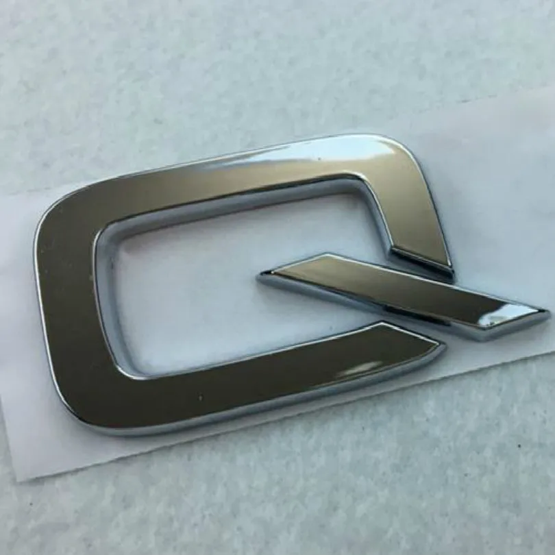 USA20 серебро ПВХ DIY буквы + цифры Автомобильная эмблема комбинация автомобиля