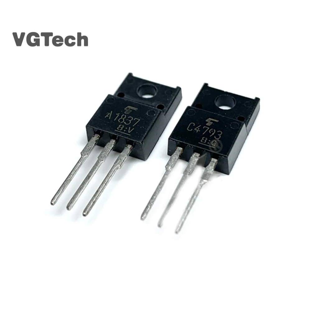 

20 шт. 10 пар 10 шт. 2SC4793 TO220 10 шт. 2SA1837 TO-220 C4793 A1837 230 В 1A оригинальный и новый