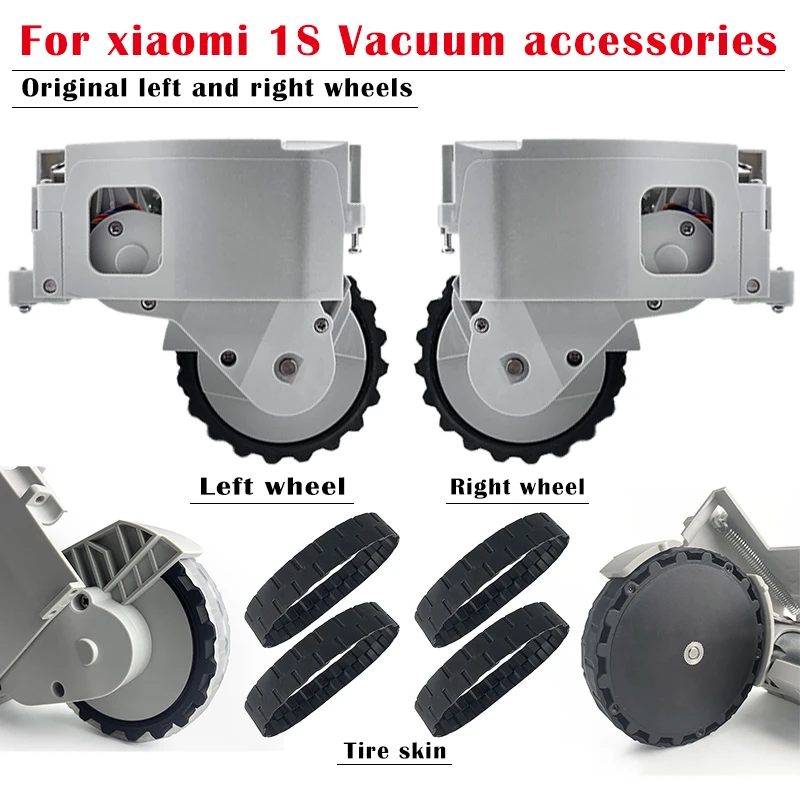 Spare parts for robot vacuum cleaner xiaomi mijias original left and right wheel walking wheel Sweeper replacement accessories